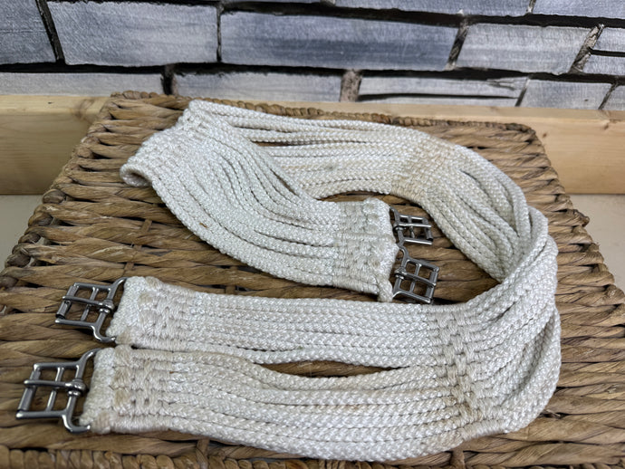 S/H 47” Stubben Cord Anti-Chafe Girth - White