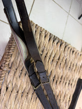 Load image into Gallery viewer, S/H Elasticated Leather Side Reins - Full - Brown