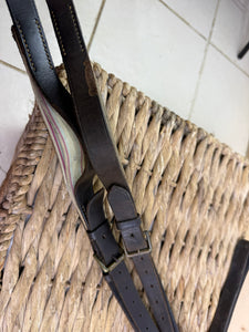 S/H Elasticated Leather Side Reins - Full - Brown