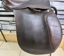 Load image into Gallery viewer, 14” Wide English Pony Saddle - Brown