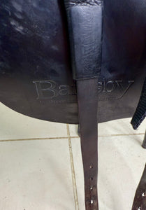 17” Medium/MW Barnsby Dressage Saddle - Black