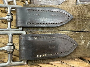 S/H Adam Ellis Anatomic Shaped Leather Girth - Brown - 46”