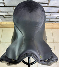 Load image into Gallery viewer, 17 1/2” Wide Ideal Suzannah Dressage Saddle - Black - Suede Seat &amp; Knees
