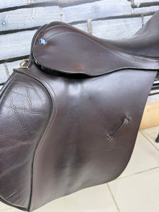 17 1/2” Wide Barnsby GP Saddle - Brown
