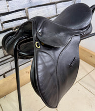 Load image into Gallery viewer, 14” Wide GFS English Pony GP Saddle - Black - Lead Rein Tiny Tot