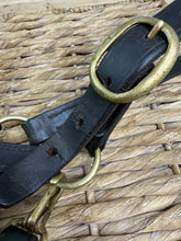 Load image into Gallery viewer, S/H English Leather Headcollar, Clip Throat - Cob