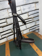 Load image into Gallery viewer, Stubben Heavyweight Cavesson Bridle - Very Dark Brown - Full - 3/4” Cheeks