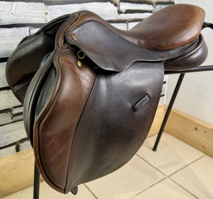 17 1/2” MW Ideal Impala 1450 Jump Saddle - Brown