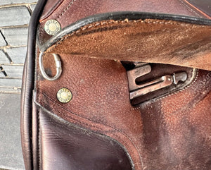 17” Wide Butet Monoflap Close Contact Dressage Saddle