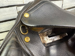 17” MW Henri De Rivel Jump Saddle - Black
