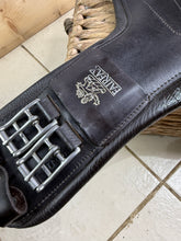 Load image into Gallery viewer, S/H 28” Fairfax Brown Leather Mono/Short Jumping Stud Girth