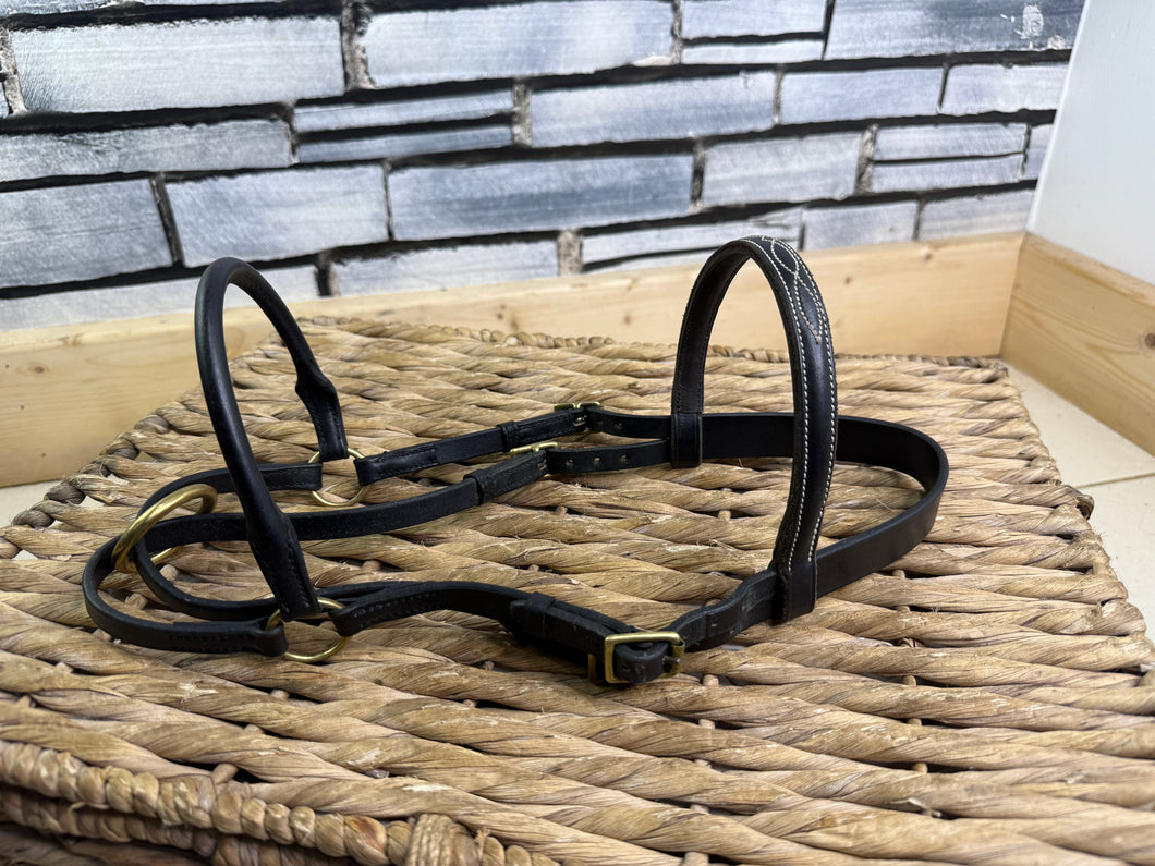 S/H English In-hand Showing Crossunder Filly Slip/Bridle - Pony