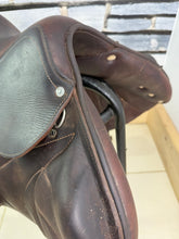 Load image into Gallery viewer, 16 1/2” MW Antares Connexion Monoflap Jump Saddle - Brown