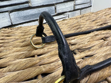 Load image into Gallery viewer, Miniature Horse In Hand Rolled Leather Show Halter/Bridle - Brass