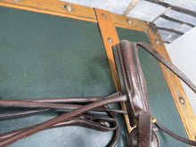 Load image into Gallery viewer, Rolled Flash Dressage Snaffle Bridle - Brown/Tan -Cob Size