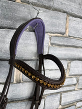 Load image into Gallery viewer, S/H Equicraft Anatomic Patent Dressage Bridle - Brown - XF