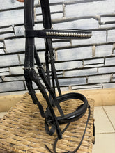 Load image into Gallery viewer, S/H Comfort Patent Flash Clenchered Dressage Bridle - Full