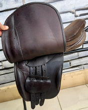 Load image into Gallery viewer, 15” Wide English Pony WH/Show Saddle - Brown