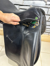 Load image into Gallery viewer, 17 1/2” Wide Ideal Jessica Dressage Saddle - Black