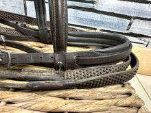 Load image into Gallery viewer, S/H Gallop Padded Cavesson Bridle -Biogrip Reins- Brown - Full
