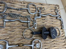 Load image into Gallery viewer, S/H Job Lot of Five X 5 1/2” Bits - Curb &amp; Snaffles