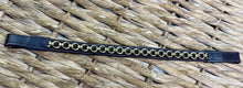 Load image into Gallery viewer, Solid Brass Chain Link Browband - Brown - Pony/Cob/Full - Showing/Inhand