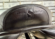 Load image into Gallery viewer, 17 1/2” XW Silhouette Cob WH/VSD/GP Saddle - Black