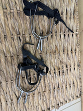 Load image into Gallery viewer, S/H 2 x Pairs Ladies Size Dressage Spurs &amp; Straps