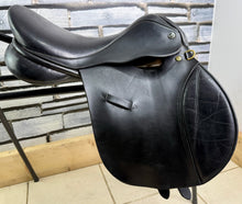 Load image into Gallery viewer, 15 1/2” MW Morris &amp; Nolan English Pony GP Saddle - Black