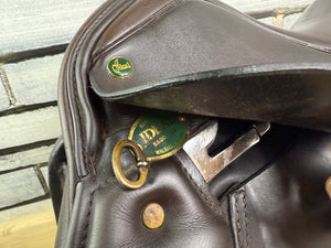 17” Wide Ideal 1350 GP Saddle - Brown