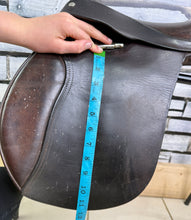 Load image into Gallery viewer, 14” Wide English Pony Saddle - Brown