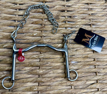 Load image into Gallery viewer, 5” Myler Low Wide Ported Barrel Weymouth Bit