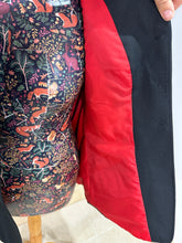 Load image into Gallery viewer, Ladies Size 38 Vintage Rosette Show Jacket - Black