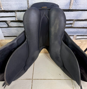 16 1/2” Wide Thorowgood Maxam Cob GP Saddle - Black