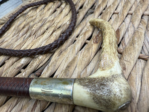 Vintage 1926 Ladies Hunt Whip with Thong