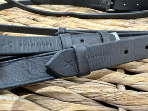 S/H English Heavyweight Flash Bridle - Brown - XF
