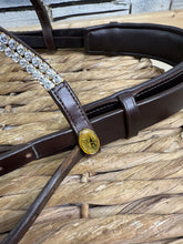 Load image into Gallery viewer, S/H Schockemohle Crystal Brow Bridle - Brown - Cob