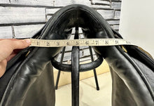 Load image into Gallery viewer, 17” Medium Jeffries Falcon English Event GP Saddle - Black