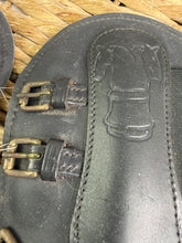 Load image into Gallery viewer, S/H Sabre English Leather Tendon/Support Boots - Black - Full