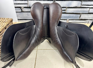 16 1/2” MW Minster English Saddlery GP Saddle - Brown