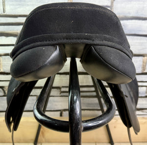 16” XXW/Changeable Gullet Thorowgood T4 Pony Club LL GP Saddle - Black