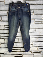 Load image into Gallery viewer, Ariat Halo Denim Grip Seat Breeches - Size 26R