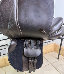17 1/2” MW/Fit 2 Lavinia Mitchell Jump Saddle - Brown