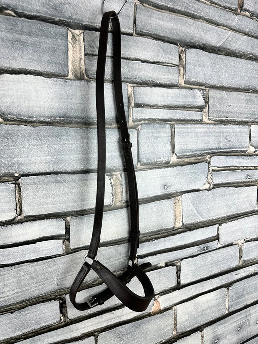 S/H Brown English Heavyweight Drop Noseband - Full