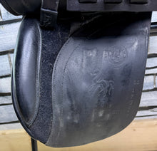 Load image into Gallery viewer, 16” Wide Native Pony Saddle Company WH/GP Saddle - Black