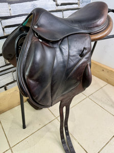 17 1/2” MW Voltaire Lexington Monoflap Jump Saddle -2015- Brown