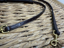 Load image into Gallery viewer, English Made Shetland/Small Pony Clip Side/Grass Reins - Custom Made - All Sizes