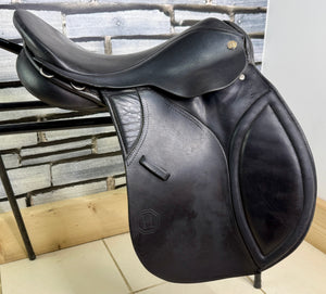 16 1/2” MW Heritage English Saddlery GP Saddle - Black