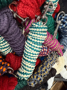 Soft Braided ‘Pick & Mix’ Lead Rope - 7ft Long - Trigger Clip - Multi