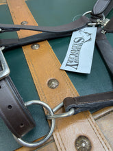 Load image into Gallery viewer, Plain Leather Clip Headcollar -Mini-Foal-Shetland/Pony/Cob/Full/XF-XXF/Draft - Travel/Shows/Turnout